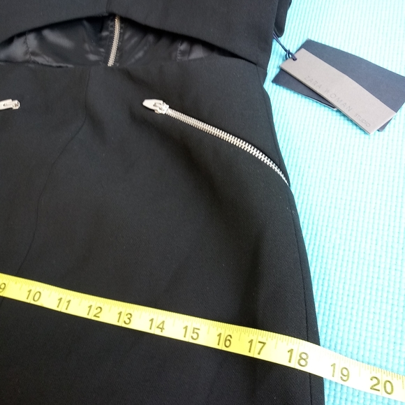 Zara Studio Cut-Off Dress Size S - Picture 8 of 16